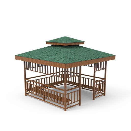 SV-166 3 X 3 Ahşap Kamelya, , Kent Mobilyaları, Form Park Çocuk Oyun Parkları